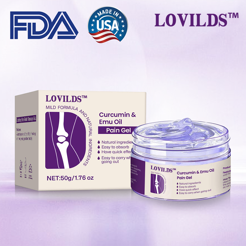 LOVILDS™ Curcumin & Emu Oil Pain Gel – 🏥Backed by US Osteopathic Experts